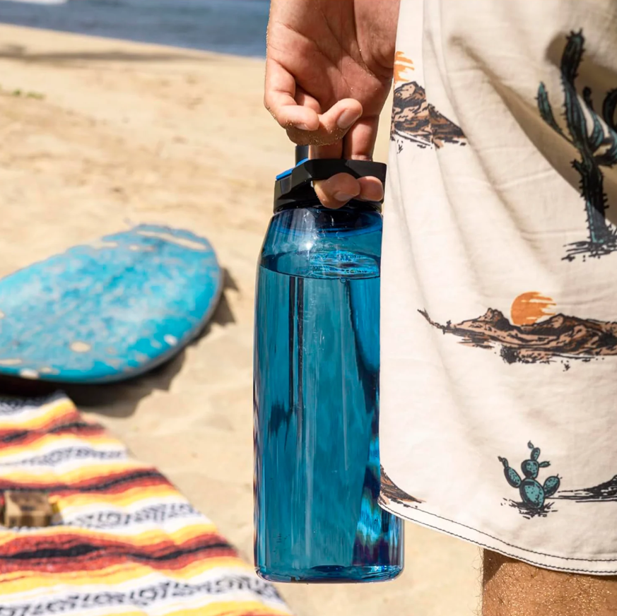 AquiorFilters Chute Mag Water Bottle with Magnetic Cap – BPA-Free Tritan Renew Plastic